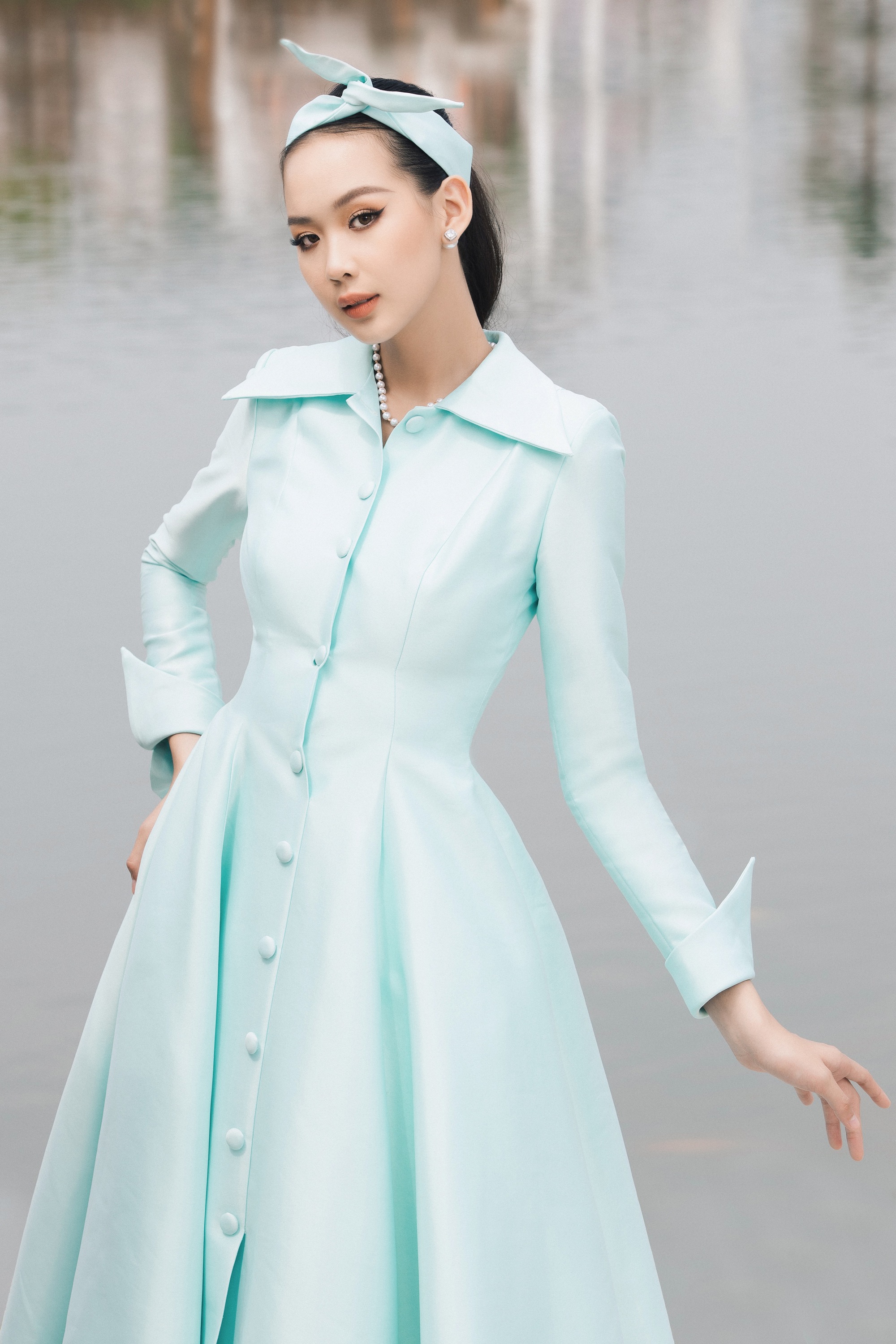 Hoa hậu Lương Thùy Linh đọ sắc bên mỹ nữ cao nhất Miss World Vietnam 2022 - Ảnh 2.