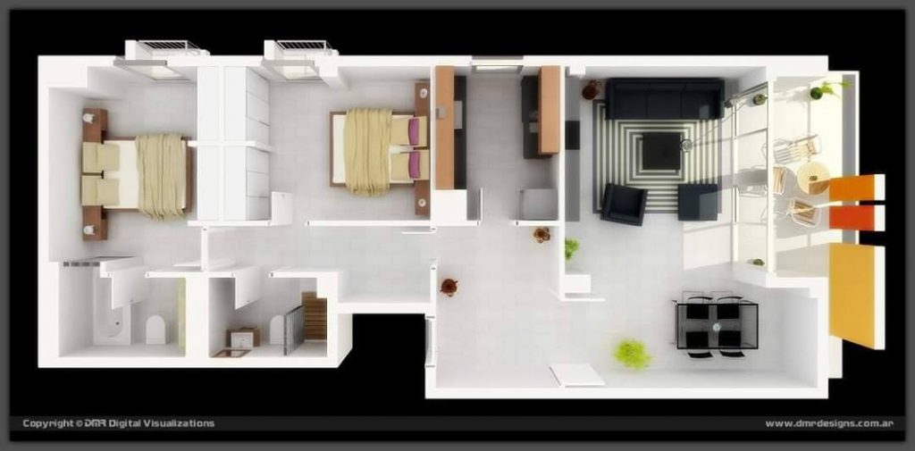 Scientific bedroom layout for 4 typical apartment types - Photo 3.
