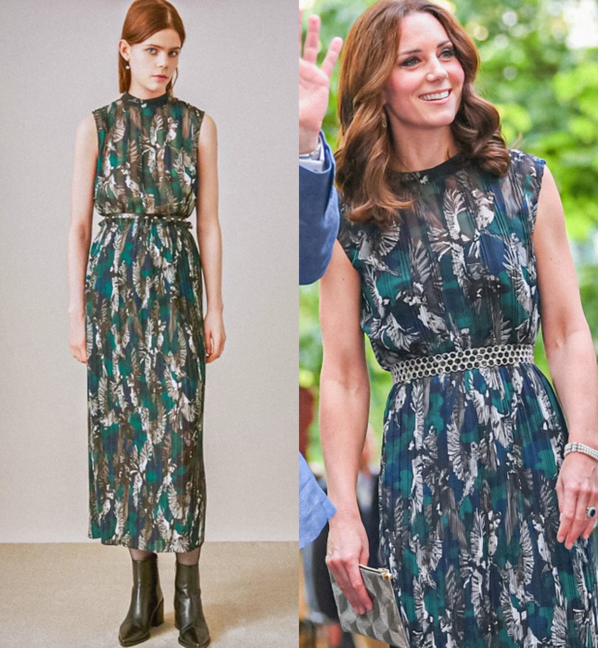 7 times Kate Middleton dresses better than the model, proving the temperament of the Royal Princess - Photo 2.