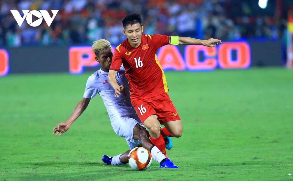 &quot;Vượt ải&quot; U23 Myanmar, U23 Việt Nam mở toang cánh cửa vào bán kết SEA Games 31 - Ảnh 10.