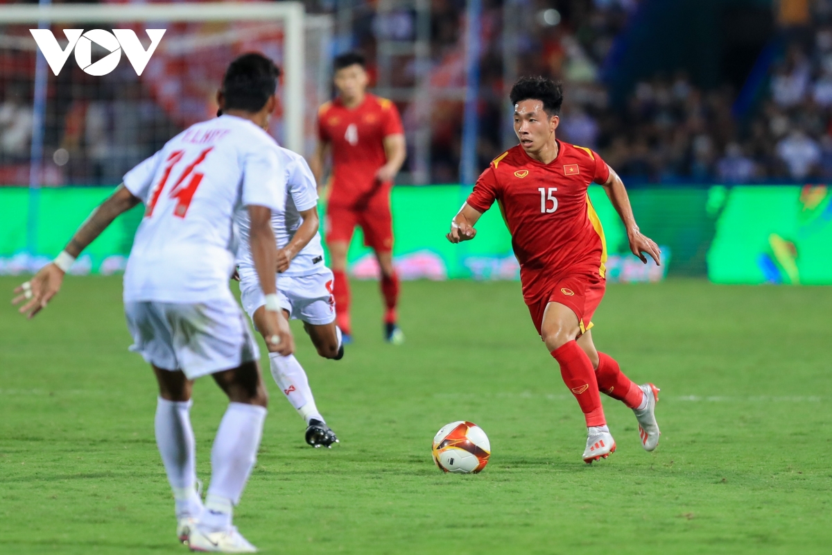 &quot;Vượt ải&quot; U23 Myanmar, U23 Việt Nam mở toang cánh cửa vào bán kết SEA Games 31 - Ảnh 13.