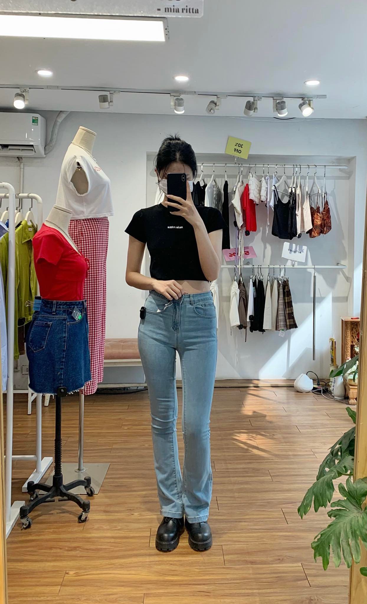 Visiting shops selling jeans in Hanoi, I gathered 10 models worth buying: Just pulled my leg and cheated on my super top 3 - Photo 19.