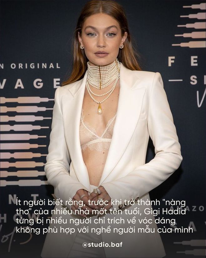 Tân siêu mẫu Gigi Hadid: Từng ám ảnh về cơ thể 