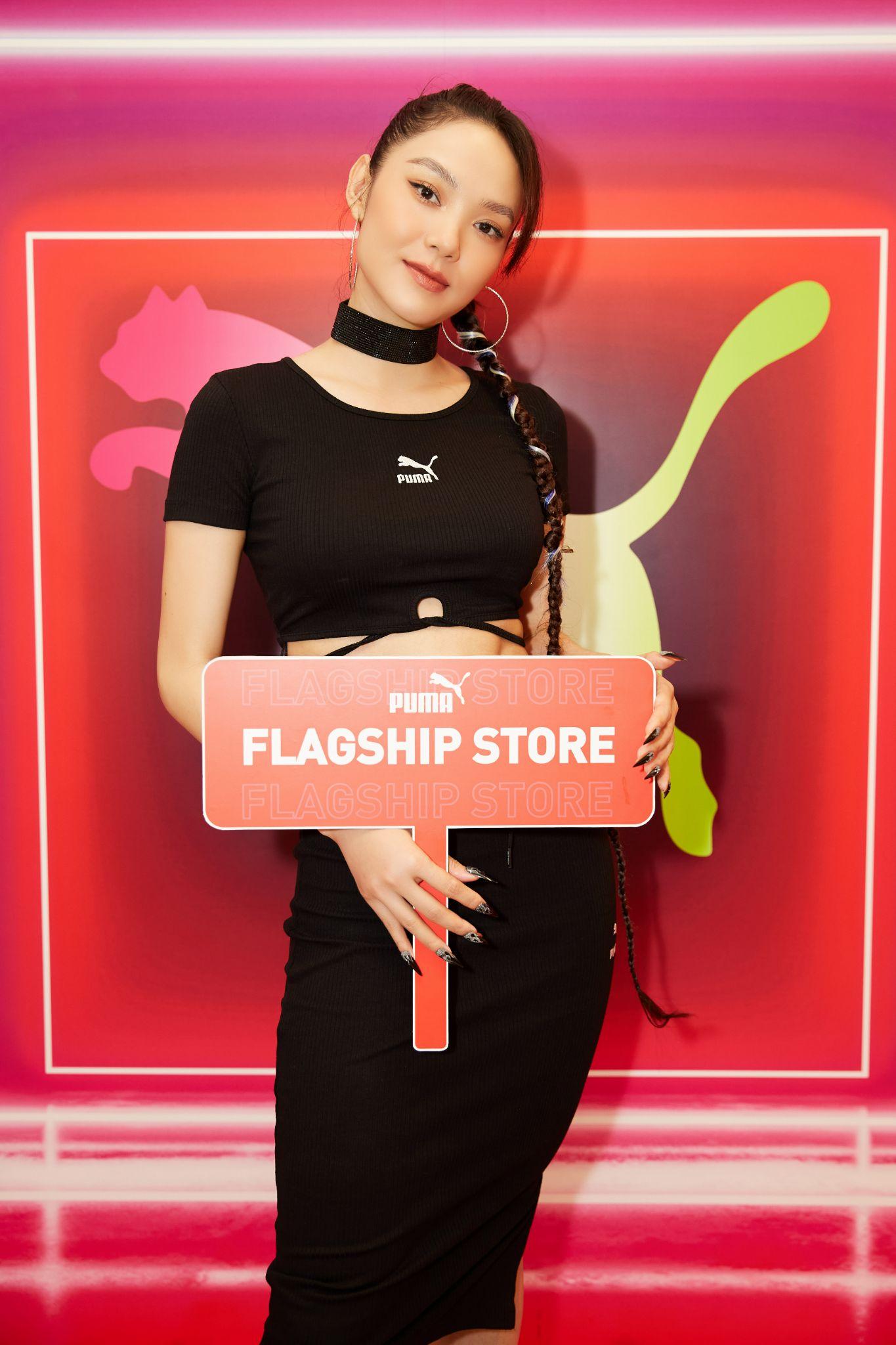 Minh Hằng, Min, Kỳ Duyên, Minh Triệu, Trọng Hiếu tại siêu sự kiện Fashion Show Flagship Store Puma Vincom Đồng Khởi - Ảnh 2.