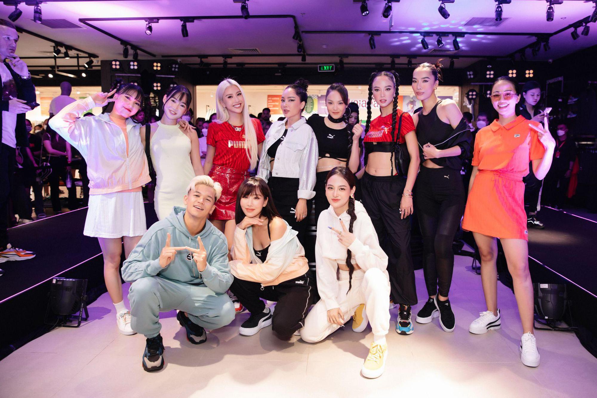 Minh Hằng, Min, Kỳ Duyên, Minh Triệu, Trọng Hiếu tại siêu sự kiện Fashion Show Flagship Store Puma Vincom Đồng Khởi - Ảnh 16.