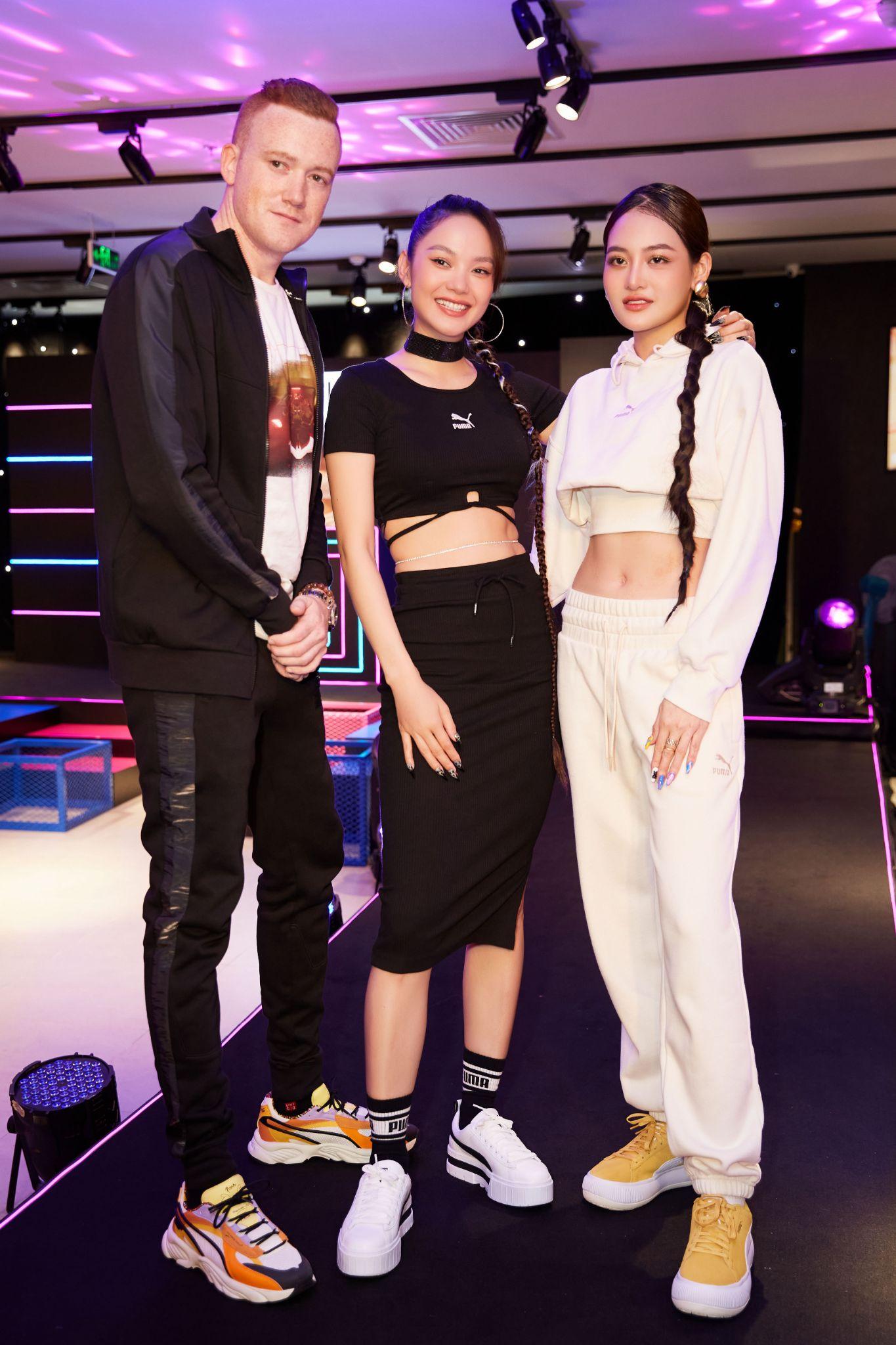 Minh Hằng, Min, Kỳ Duyên, Minh Triệu, Trọng Hiếu tại siêu sự kiện Fashion Show Flagship Store Puma Vincom Đồng Khởi - Ảnh 4.