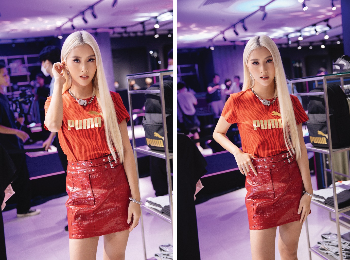 Minh Hằng, Min, Kỳ Duyên, Minh Triệu, Trọng Hiếu tại siêu sự kiện Fashion Show Flagship Store Puma Vincom Đồng Khởi - Ảnh 10.