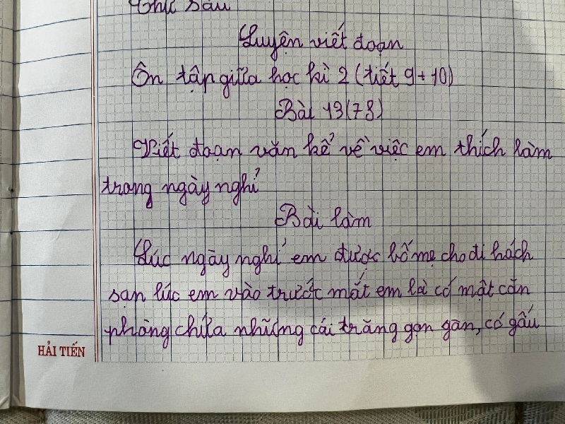 Bài văn kể về chuyến đi chơi của cô bé tiểu học khiến dân tình bật cười thích thú - Ảnh 1.