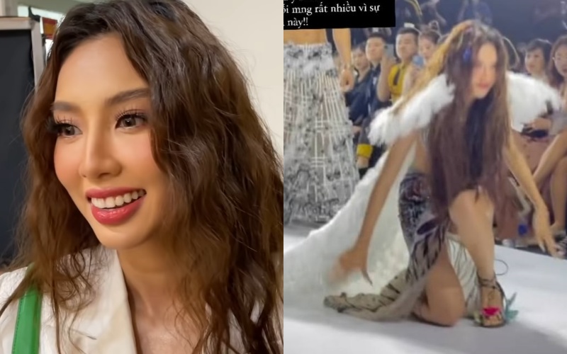 3 người mẫu vấp ngã tại sàn diễn Tuần lễ thời trang Quốc tế Việt Nam 
