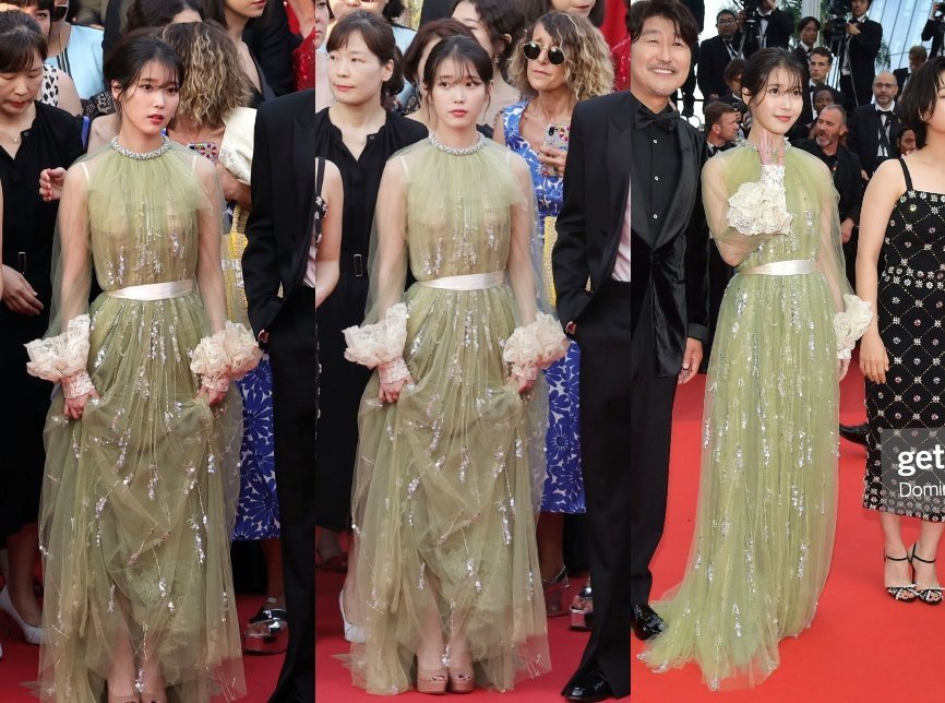 2 days of IU in Cannes: Welcome to the class of the most beautiful Korean beauties of all time, at the end of the day, all defects are revealed because of the matching dress - Photo 10.