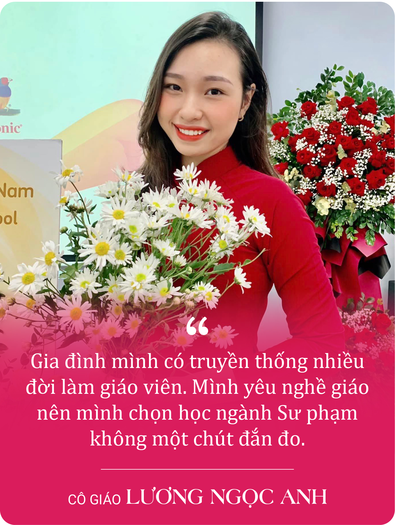 Cô giáo hạnh phúc Lương Ngọc Anh: Ngày nay, dạy con theo kiểu thương cho roi cho vọt không còn phù hợp - Ảnh 2.