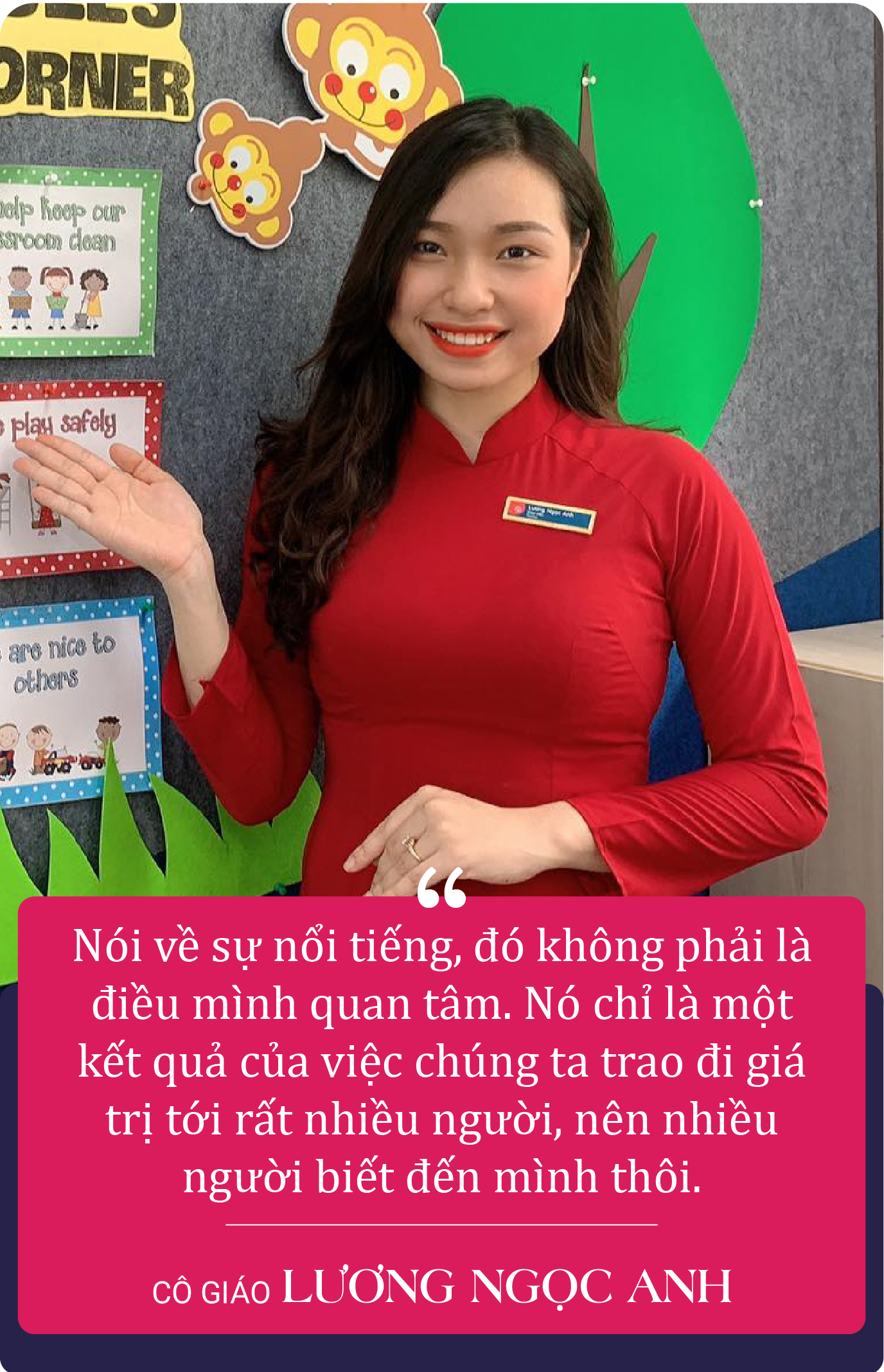 Cô giáo hạnh phúc Lương Ngọc Anh: Ngày nay, dạy con theo kiểu thương cho roi cho vọt không còn phù hợp - Ảnh 4. Cô giáo hạnh phúc Lương Ngọc Anh: Ngày nay, dạy con theo kiểu thương cho roi cho vọt không còn phù hợp - Ảnh 4.