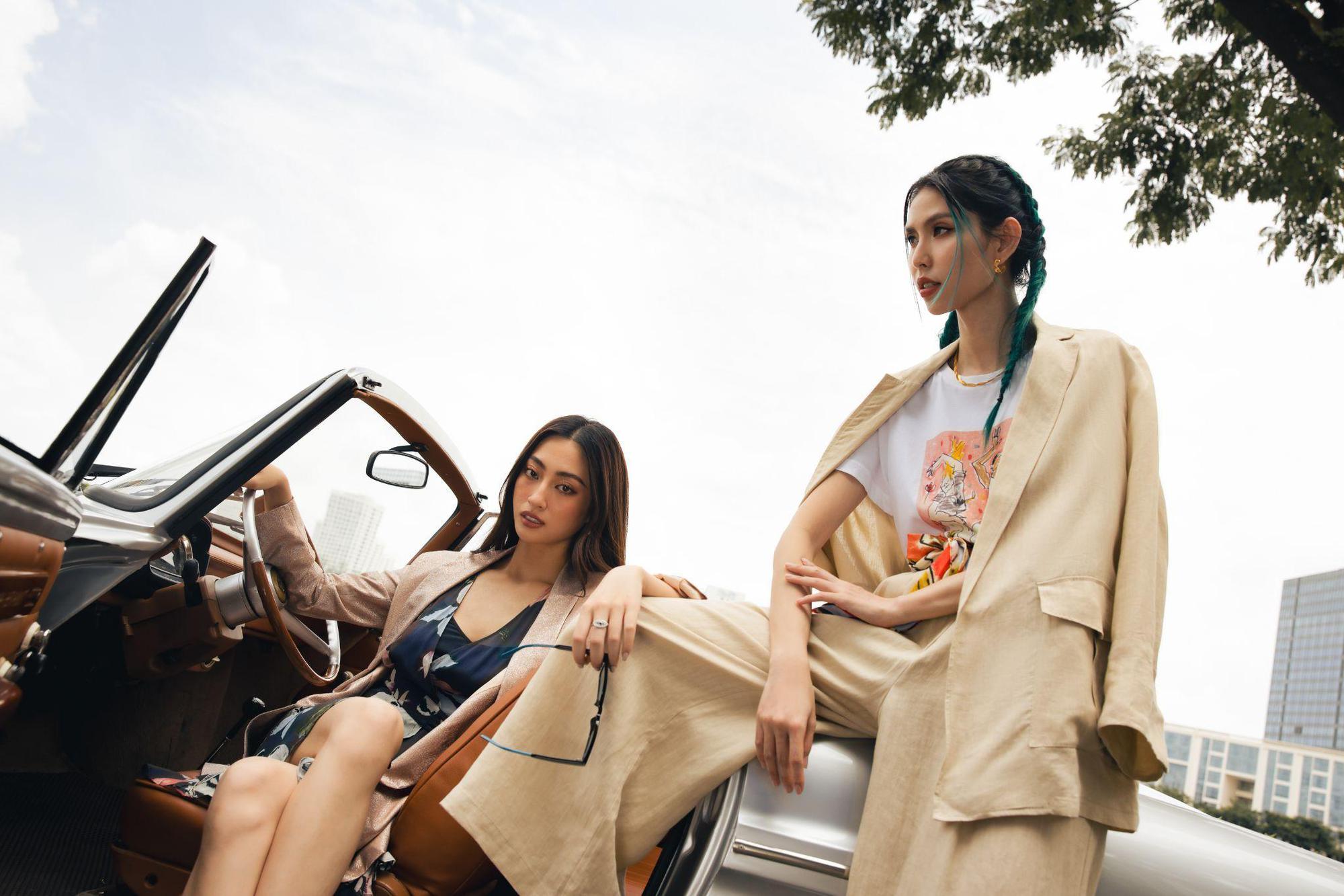 Outfit in tune with the street on a summer day with Luong Thuy Linh - TyhD - Photo 6. Outfit in tune with the street on a summer day with Luong Thuy Linh - TyhD - Photo 6.
