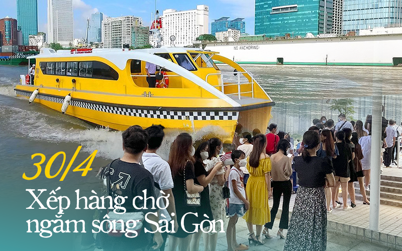 Không chỉ các thành phố du lịch mới hot, nhiều người vẫn ở tại Sài Gòn chen nhau đi tour trải nghiệm trên sông sang quận 2