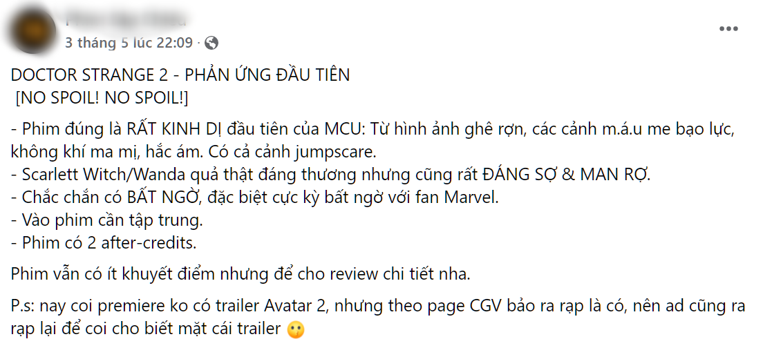 Netizen Việt khen hết lời Doctor Strange 2: Cực phẩm kinh dị nhất Marvel nhưng vẫn lấn cấn vì kịch bản đơn điệu - Ảnh 5.