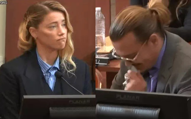 Johnny Depp's shocking scene was filmed at the trial with Amber Heard - Photo 4.
