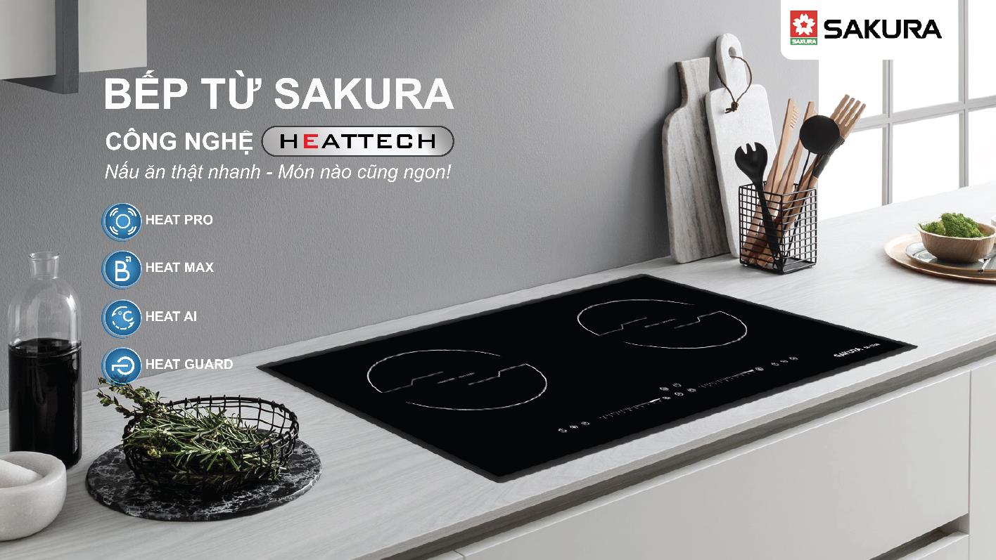 Ra mắt sản phẩm bếp từ Sakura với c&ocirc;ng nghệ HEATTECH đột ph&aacute; - Ảnh 2.