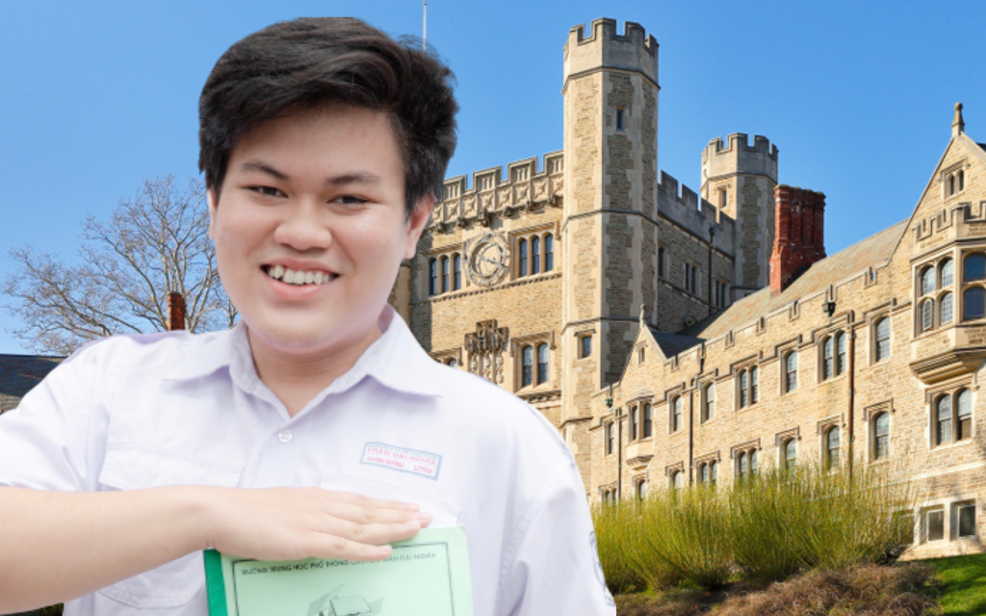 Nam sinh ở TPHCM không SAT, không IELTS cao vẫn giành học bổng 6 tỷ tại Mỹ