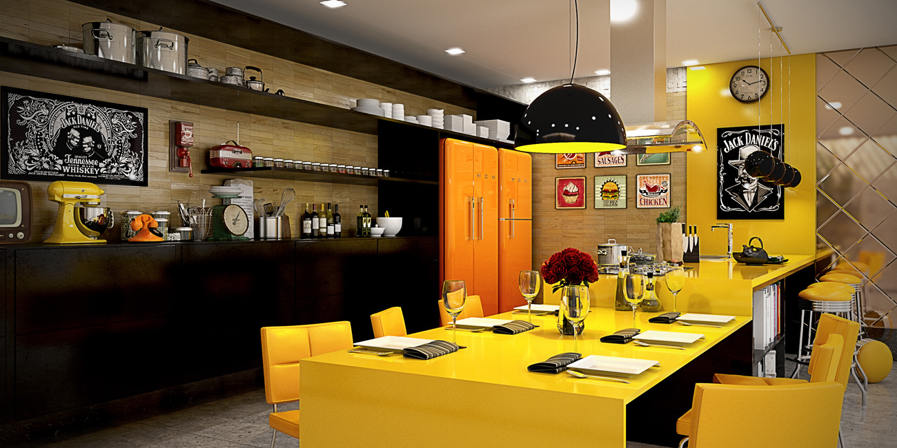 Nhà bếp nổi bật với màu vàng chanh bắt mắt - Ảnh 4.