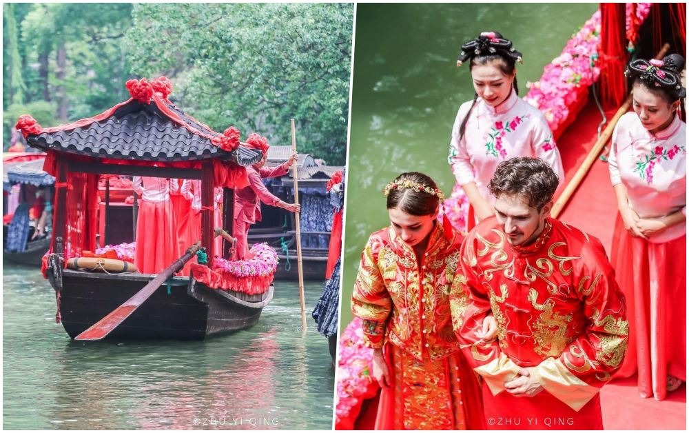Cổ trấn 800 năm tuổi đẹp nhất nhì vùng sông nước Giang Nam với phong tục &quot;đám cưới nước&quot; lộng lẫy, dệt hoa mộng cho muôn vàn cô dâu - Ảnh 13.
