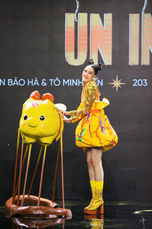 Trang phục dân tộc khó hiểu tại Hoa hậu Hoàn vũ Việt Nam 2022 - Ảnh 1.