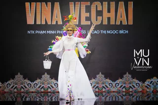 Những trang phục dân tộc khó hiểu tại Hoa hậu Hoàn vũ Việt Nam 2022 - Ảnh 10.