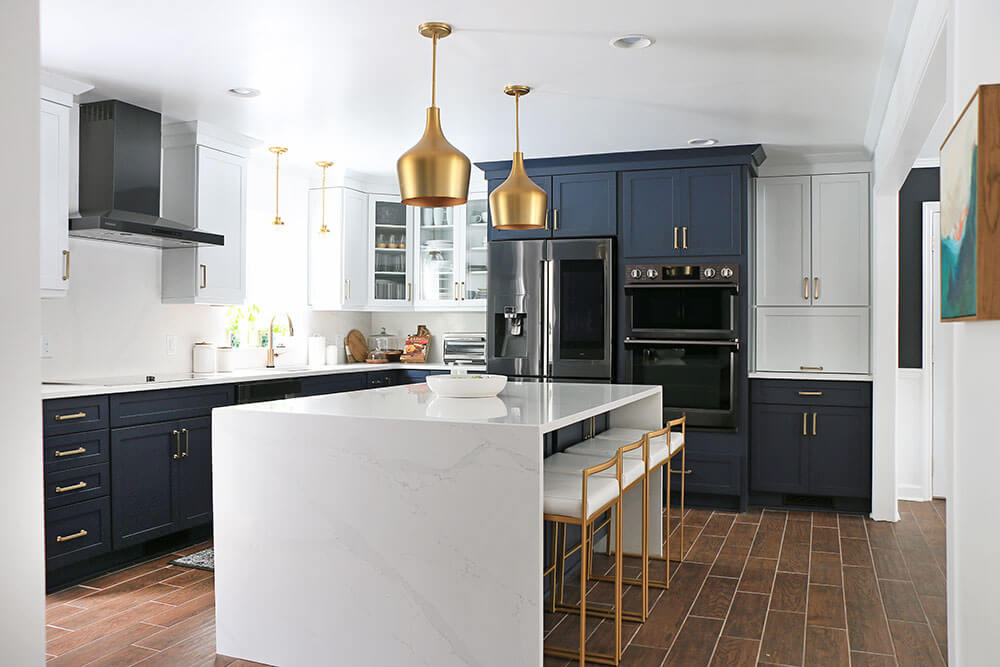 Biến hóa căn bếp gia đình từ phong cách đến không gian chỉ với gam màu xanh dương - Ảnh 6.