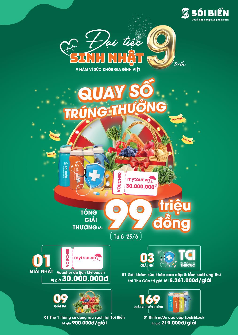 Chuỗi cửa hàng thực phẩm sạch Sói Biển siêu sale mừng sinh nhật 9 tuổi - Ảnh 2. Chuỗi cửa hàng thực phẩm sạch Sói Biển siêu sale mừng sinh nhật 9 tuổi - Ảnh 2.