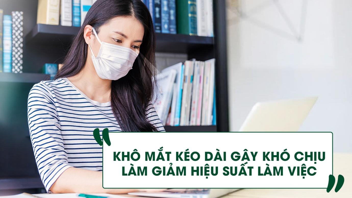 Giảm hiệu suất c&ocirc;ng việc do chứng kh&ocirc; mắt - Ảnh 1.