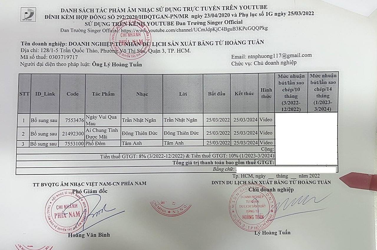 Sau khi bị tố hát cover trái phép: Đan Trường tung bằng chứng phản bác, Tùng Dương phủ nhận, còn Lệ Quyên phản ứng thế nào? - Ảnh 5.