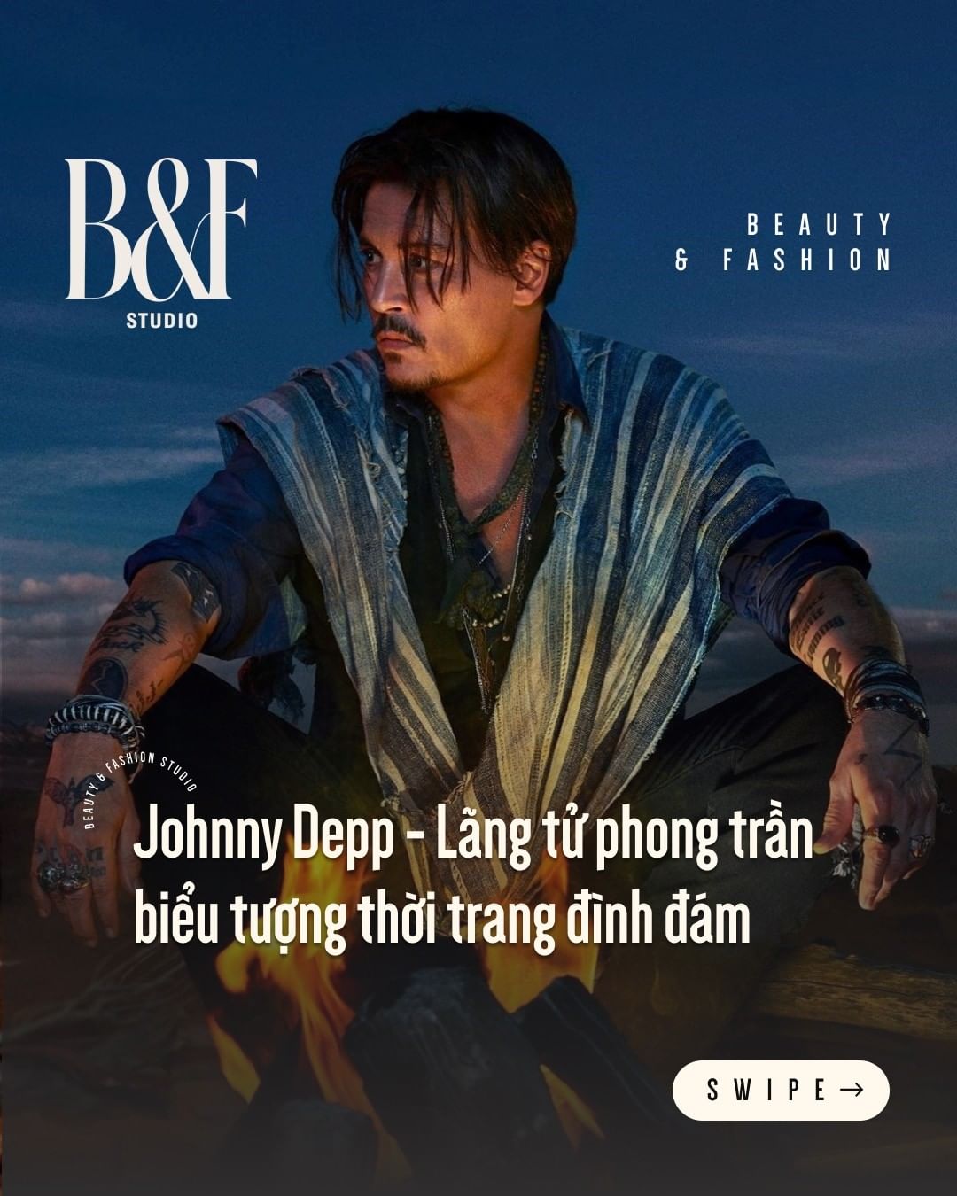 Johnny Depp: Chàng lãng tử đam mê phụ kiện, người hiếm hoi khiến Dior khó có thể quay lưng - Ảnh 1.