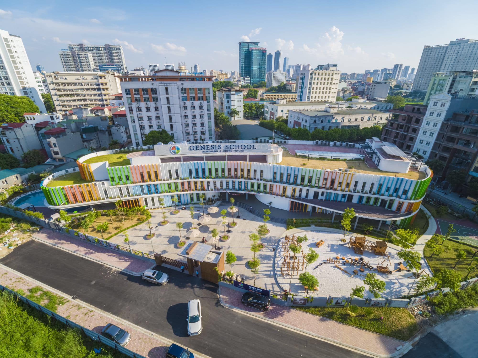 Quận Tây Hồ có ngôi trường 6000m2, đẹp như công viên: Trẻ nhỏ được học 1 môn đặc biệt, hình thành ý thức sống xanh từ thuở ban đầu - Ảnh 3. Quận Tây Hồ có ngôi trường 6000m2, đẹp như công viên: Trẻ nhỏ được học 1 môn đặc biệt, hình thành ý thức sống xanh từ thuở ban đầu - Ảnh 3.
