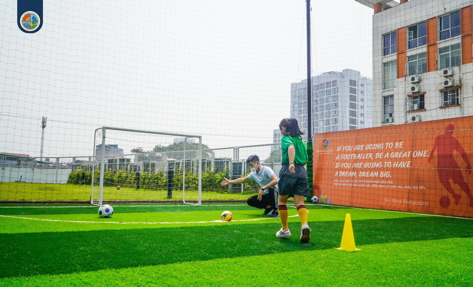 Tay Ho district has a beautiful 6000m2 school like a park: Children learn a special subject and have a sense of green living from the very beginning - Photo 4.