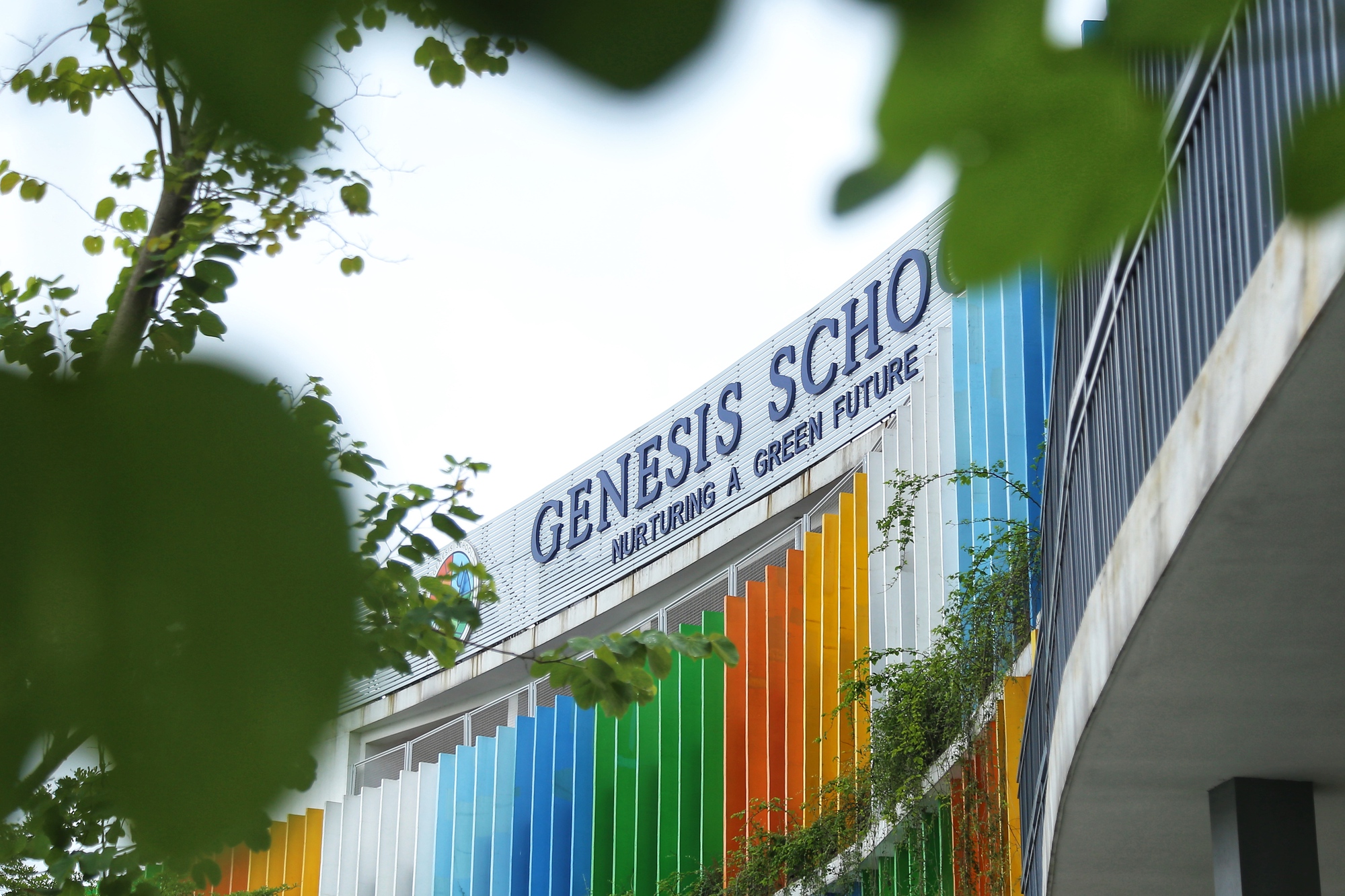 Tay Ho district has a beautiful 6000m2 school like a park: Children learn a special subject and have a sense of green living from the very beginning - Photo 2.