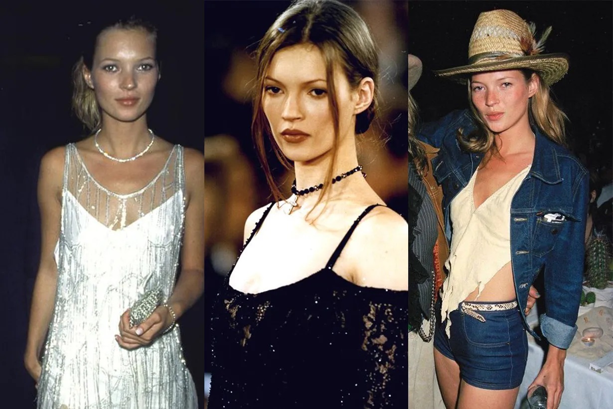 &quot;Biểu tượng thời trang&quot; - siêu mẫu Kate Moss: Đôi chân dài trứ danh của làng mốt và biến cố không thể nào quên ở tuổi 31  - Ảnh 3.