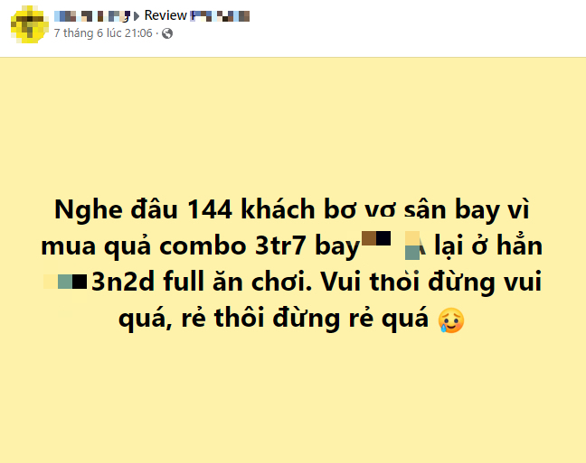 chiêu trò lừa đảo Combo du lịch giá rẻ  - Ảnh 1.