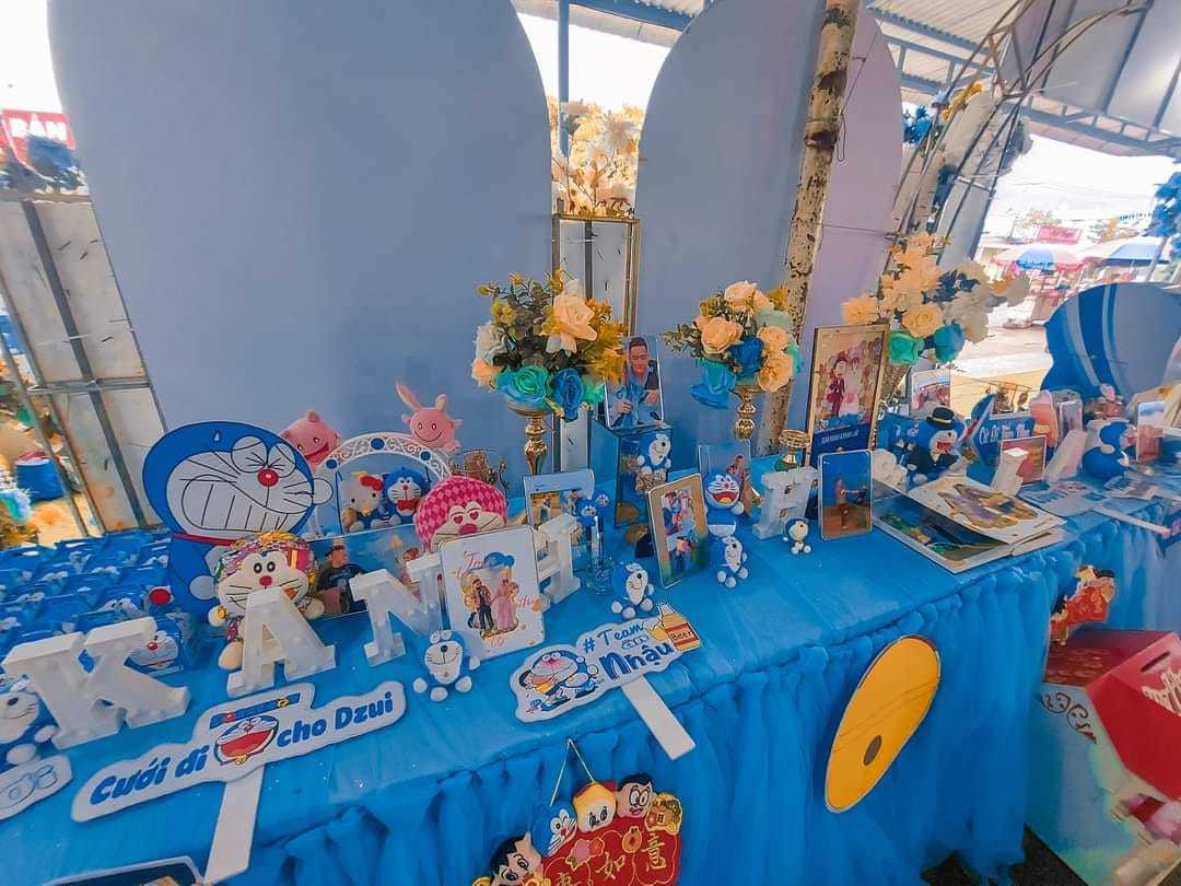 Đám cưới đặc biệt của cặp đôi 'fan cuồng' truyện tranh Doraemon - Ảnh 20.