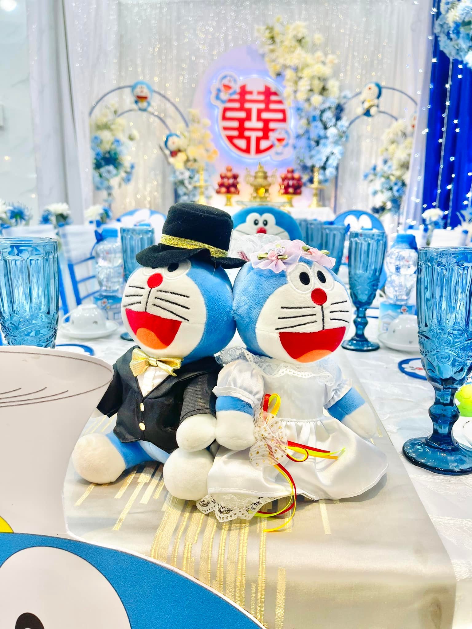 Đám cưới đặc biệt của cặp đôi 'fan cuồng' truyện tranh Doraemon - Ảnh 14.