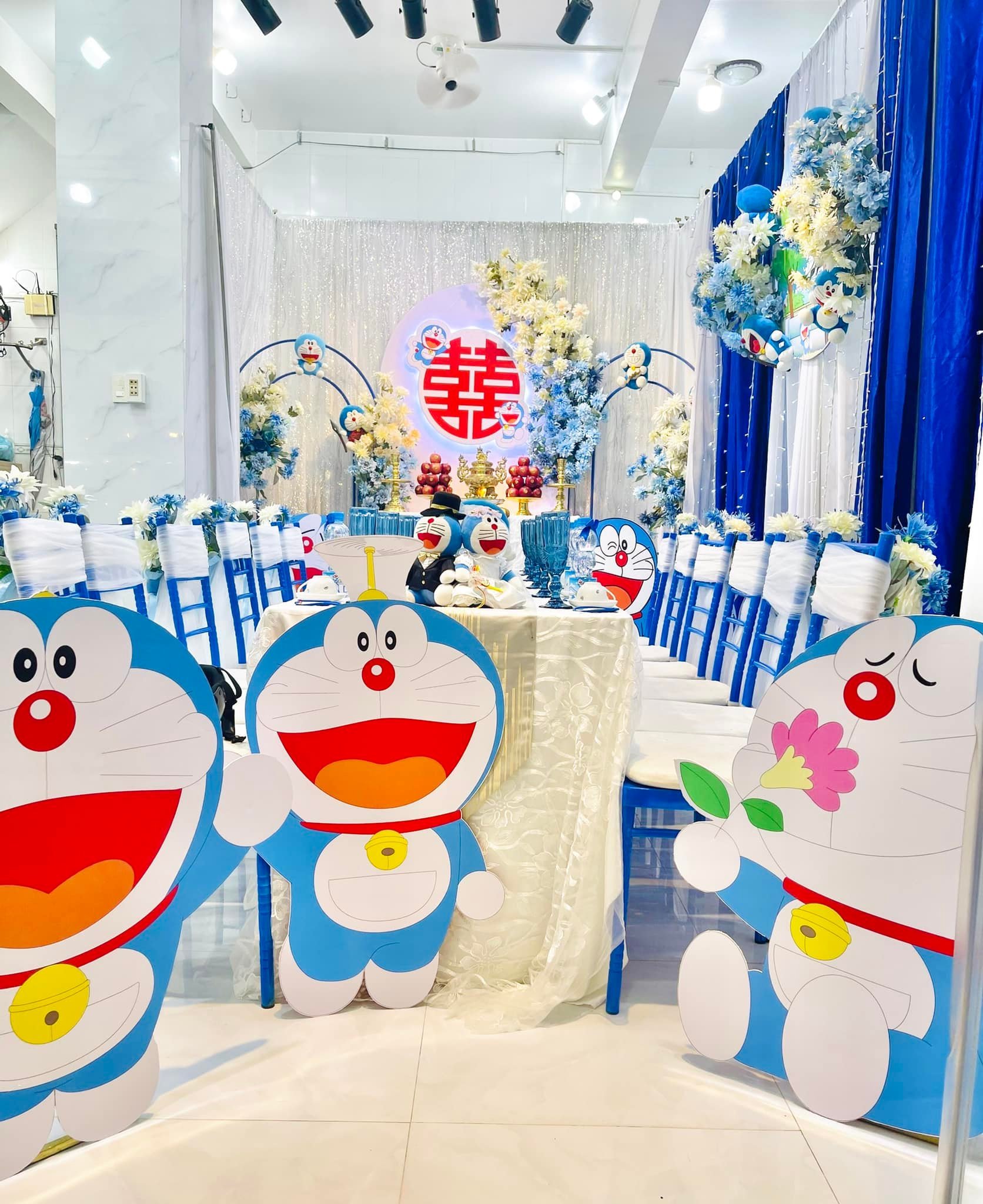 Đám cưới đặc biệt của cặp đôi 'fan cuồng' truyện tranh Doraemon - Ảnh 11.