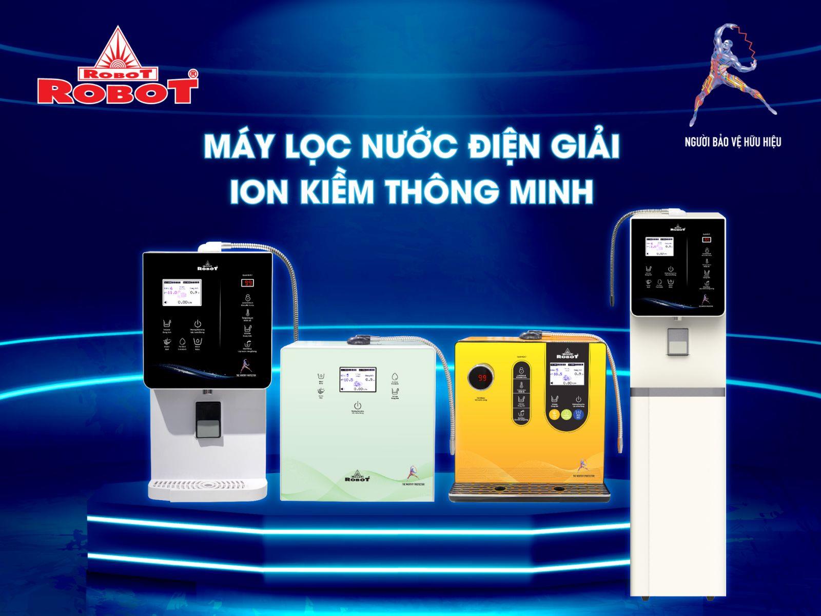 Robot công bố ra mắt sản phẩm độc đáo - Máy lọc nước điện giải iON kiềm thông minh - Ảnh 1.