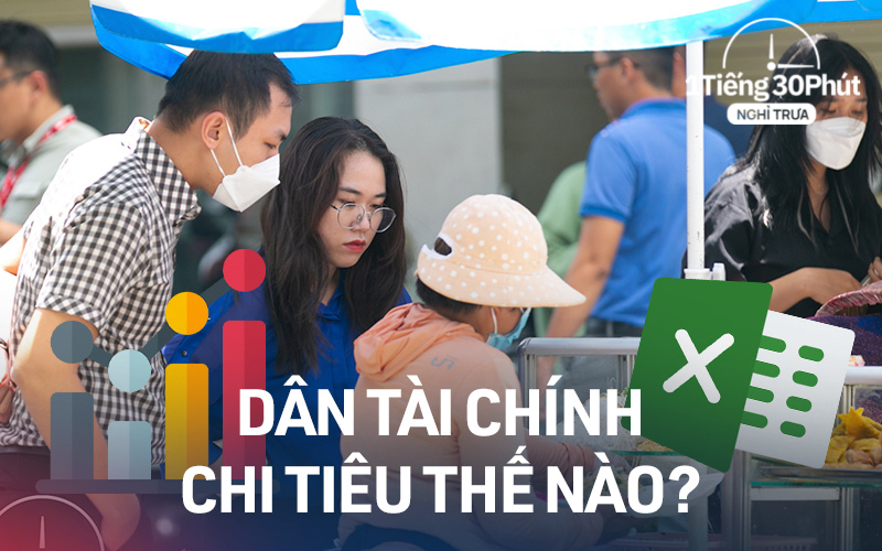 Giờ nghỉ trưa tại "khu tài chính" với những nhân viên văn phòng "cầm tiền nhiều hơn cầm giấy", có thói quen lập excel để "kéo hàm chi tiêu"