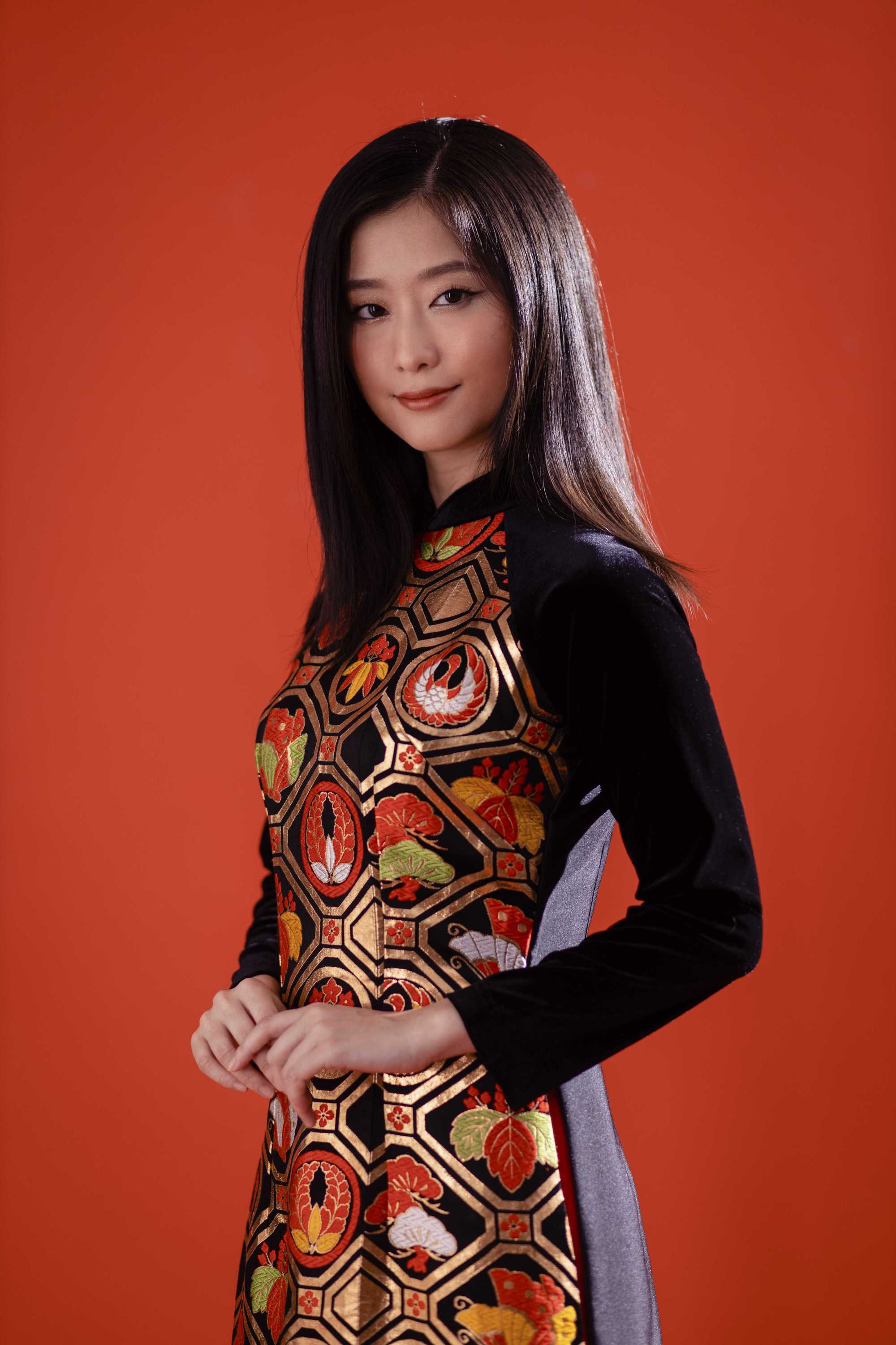 Nàng thơ phim “Em và Trịnh” diện áo dài Việt lấy cảm hứng từ văn hóa Nhật - Ảnh 3.