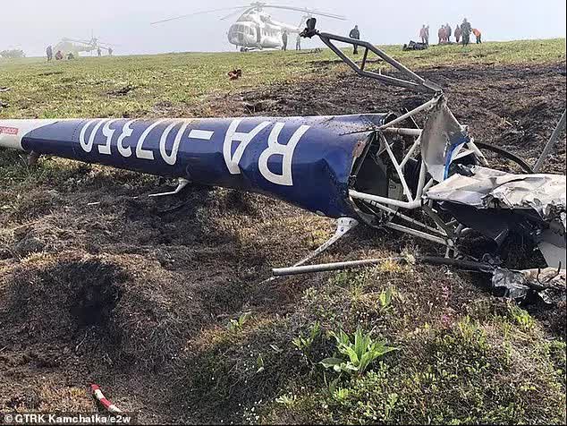 Trực thăng rơi, vợ chồng doanh nhân Nga và phi công bị gấu ăn thịt - Ảnh 3.
