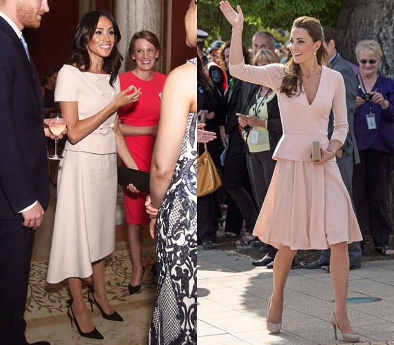 Kh&ocirc;ng hẹn m&agrave; gặp, Meghan Markle - Kate Middleton lại đụng độ v&aacute;y &aacute;o theo c&aacute;ch &iacute;t ai ngờ! - Ảnh 9.