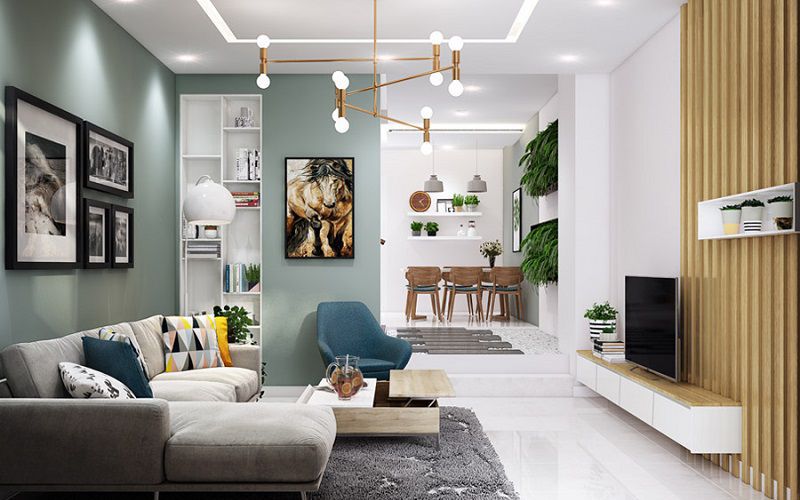 Tư vấn thiết kế và bố trí nội thất nhà ống 1 tầng