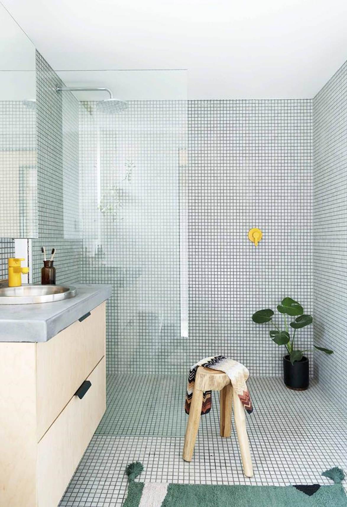 Những căn phòng tắm diện tích tuy nhỏ nhưng sở hữu thiết kế cực xinh - Ảnh 9.