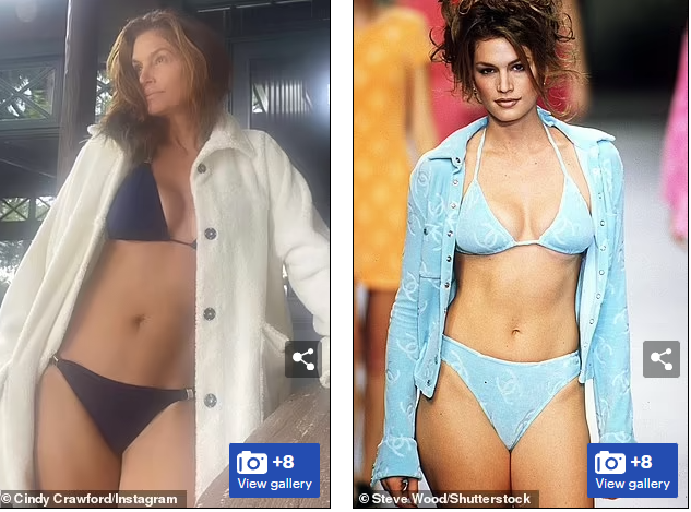 Huyền thoại mẫu Cindy Crawford khoe ảnh bikini trẻ đẹp ở tuổi 56 - Ảnh 2.