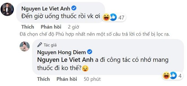 Hồng Diễm trở lại với phong cách dịu dàng, Việt Anh gọi 'vợ' ngọt xớt - Ảnh 4.