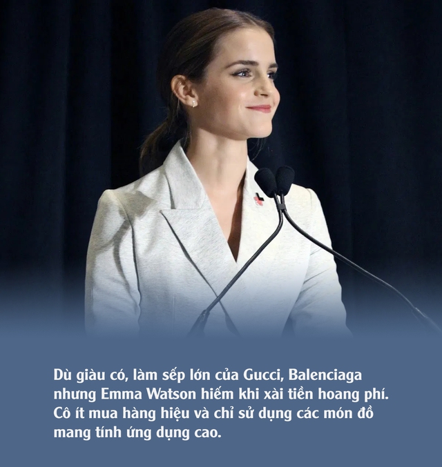 Triệu phú Emma Watson tuổi 32: Làm sếp lớn, giàu có nhưng không mê hào nhoáng, chỉ lái ôtô bị ví như cục gạch  - Ảnh 7.