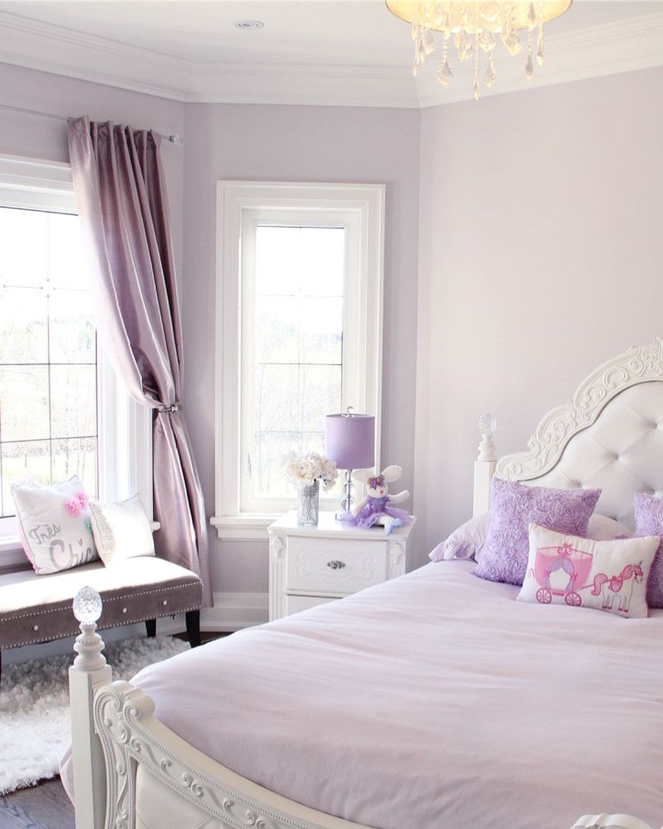 Những căn phòng ngủ khiến bạn đổ đứ đừ với gam màu oải hương lãng mạn - Ảnh 6.